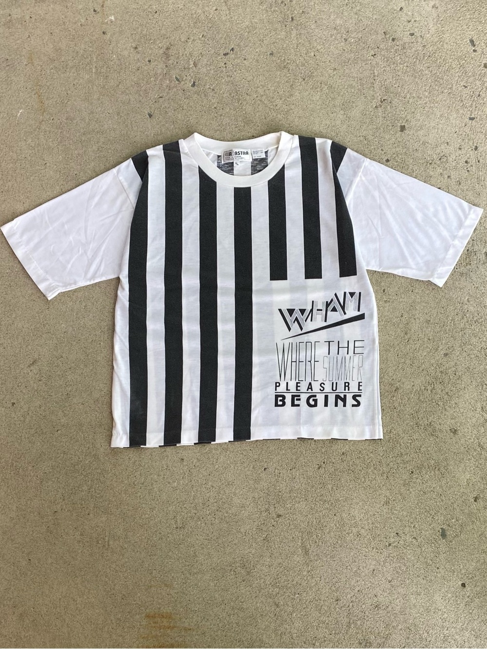 Vintage 90s Wham ‘’Where the summer pleasures begins’’ Tee Shirt